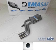 IMASAF ESD Auspuff Endtopf für Saab 9000 Schrägheck 2.0 -16 Turbo CS Chrom