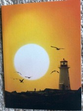 Ten Peggy Cove Nova Scotia Lighthouse Note Cards New with Envelopes Stationery