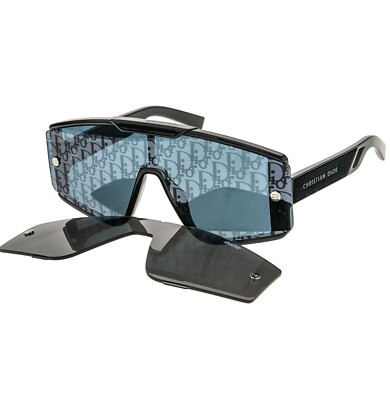 CHRISTIAN DIOR Black Mirror Oblique Print 2 Lens XTREM MU CHRISTIAN DIOR Black Mirror Oblique Print 2 Lens XTREM MU