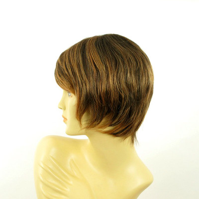 Perruque Courte Femme Blond Clair Cuivré - Réf. OCEANE 27t613 - Longueur 35cm - Synthétique - Neuf Avec étiquettes