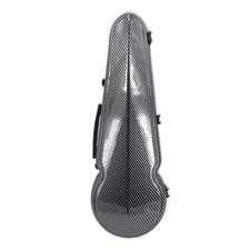 Black Viola Case Carbon Fiber For 15 to 16.5inch Hard Case Buckle Lightweight
