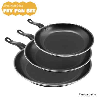 3-tlg. Antihaft Bratpfannenset 20cm 25cm 30cm Esay Clean Bratpfannenset Kochtopf
