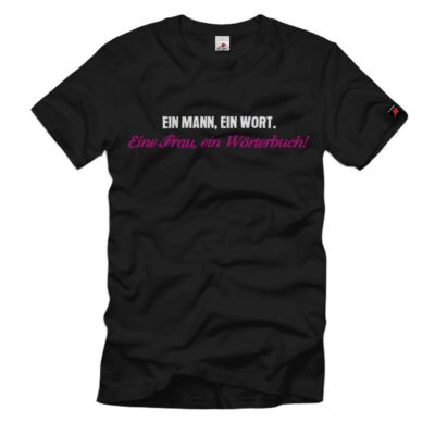 A Man A Word A Woman A Dictionary T-Shirt #35505