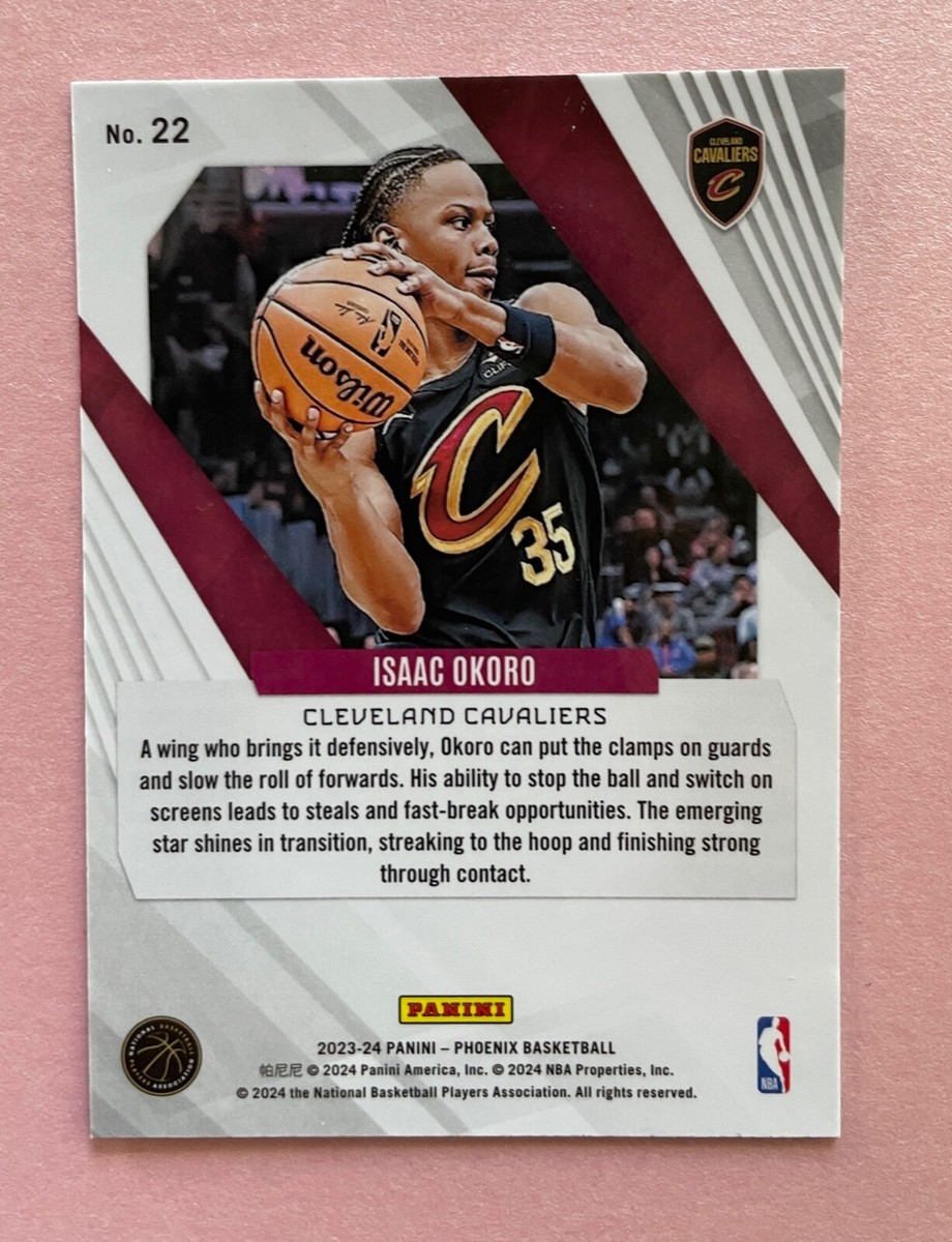 2023-24 Panini Phoenix Basketball Isaac Okoro #22 Cleveland