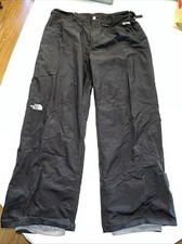 North Face Hyvent Large nylon black pants mens waterproof rain snow ski 38x31