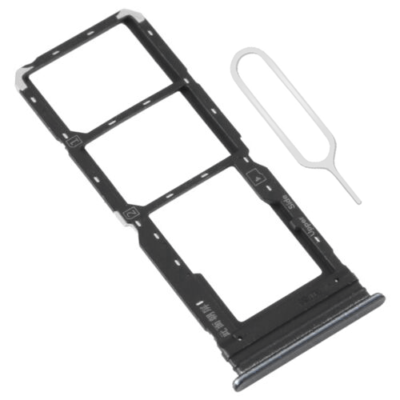 Tiroir SIM Noir Pour Vivo Y21 2021 / Y21S / Y21T / Y21A / Y21G - Neuf