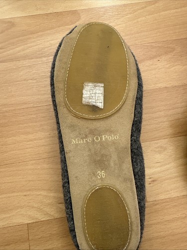 Hausschuhe Marc O Polo Gr.35/36 Grau Top Zustand! - Bild 3 von 4
