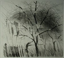 Karl KORAB (Falkenstein/NÖ 1937 - ) Bäume 1986