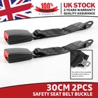 30cm Universal Car Safety Seat Belt Buckle End Adapter Socket Connector Camlock