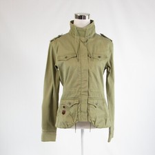 Light Olive Green Red 100% Cotton Oakley Worldwide Long Sleeve Jacket M