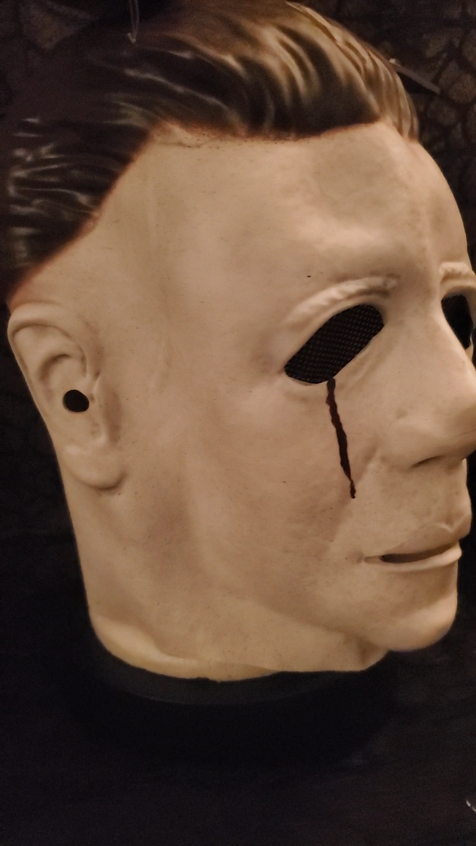 Halloween II Michael Myers Blood Tears Mask from Disguise NEW on