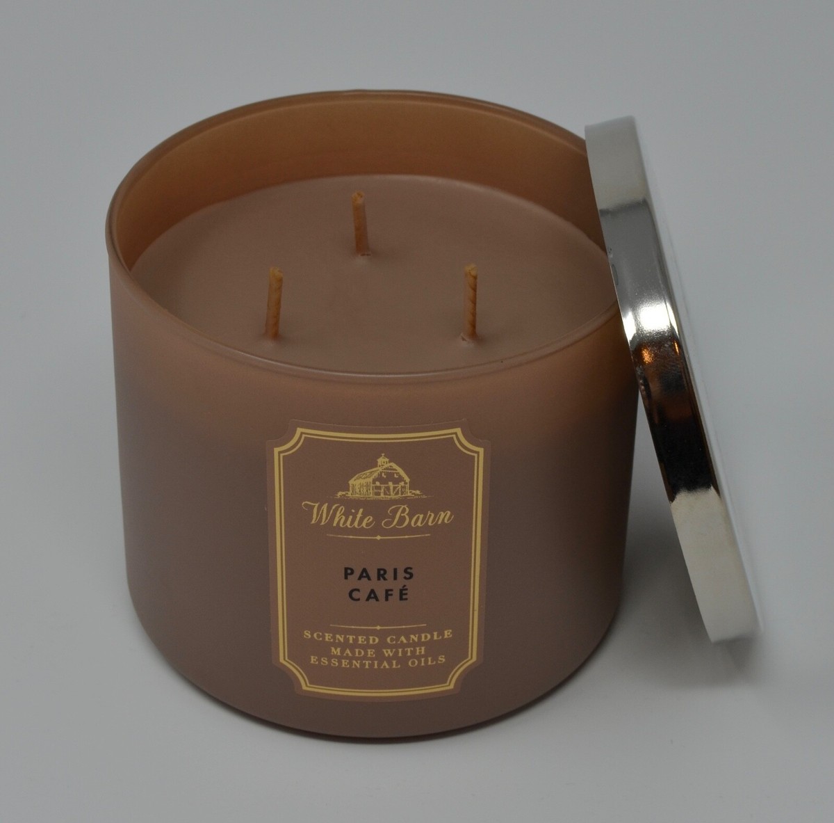 BATH BODY WORKS PARIS CAFE SCENTED CANDLE WICK OZ LARGE