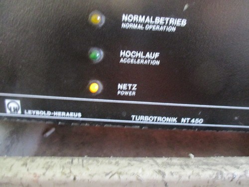 Leybold-Heraeus Turbotronnik Modelo: Nt450 Bomba de Vacío Controlador < - Picture 2 of 4