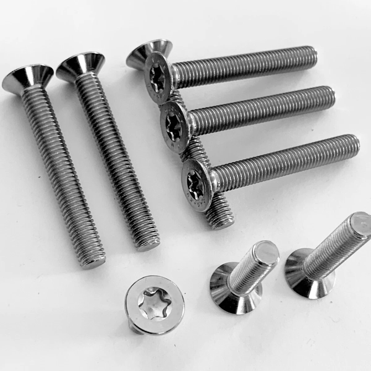 Senkkopfschrauben DIN 965 Edelstahl Torx M2 M2,5 M3 M4 M5 M6 A2 VA 