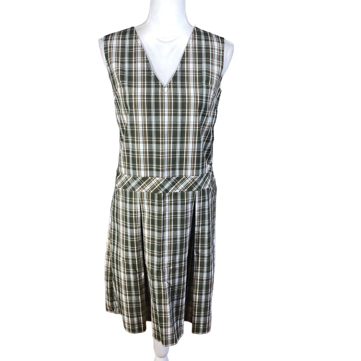 Green plaid jumper clearance uniform