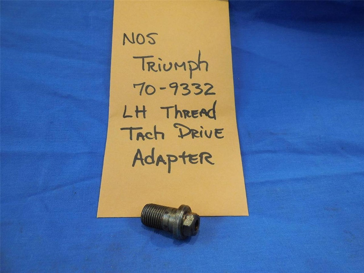 TACHO DRIVE GEARBOX SECURING BOLT, LH THREAD, TRIUMPH, NOS, 70