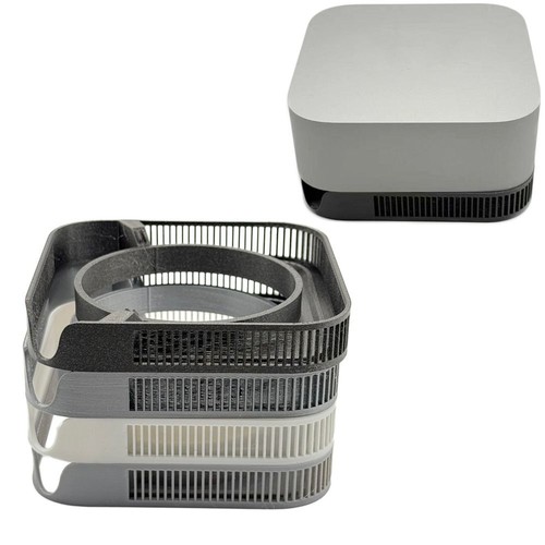 Base de host de elevación soporte de montaje a prueba de polvo para Mac Mini M4/M4 Pro 2024