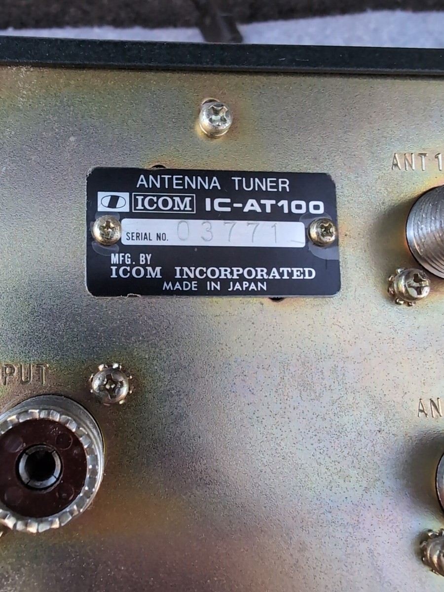 icom antenna tuner Ic-at100 Hf Full Automatic Antenna Tuner icom antenna tuner Ic-at100 Hf Full Automatic Antenna Tuner
