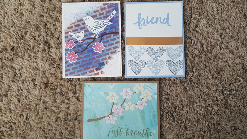 3 Stampin' Up! All Occassions Cards, Best Bird, Colorful Seasons