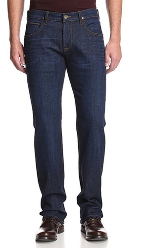 Straight Leg Jeans in Davis Indigo Blue 