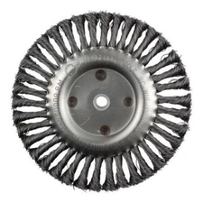 HedgeHog 8" Wire Crack Cleaning Wheels for Little Wonder and Billy Goat Grazors 