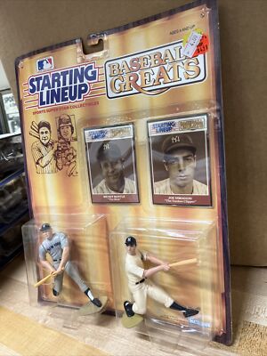1989 Starting Lineup Baseball Greats Mickey Mantle Joe DiMaggio
