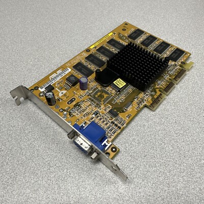 Asus V7100PRO/64M AGP  64MB VGA Video S-Vid Graphics Card