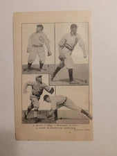 Indians 1911 Team Collage Vean Gregg Terry Turner Joe Birmingham Hank Butcher 