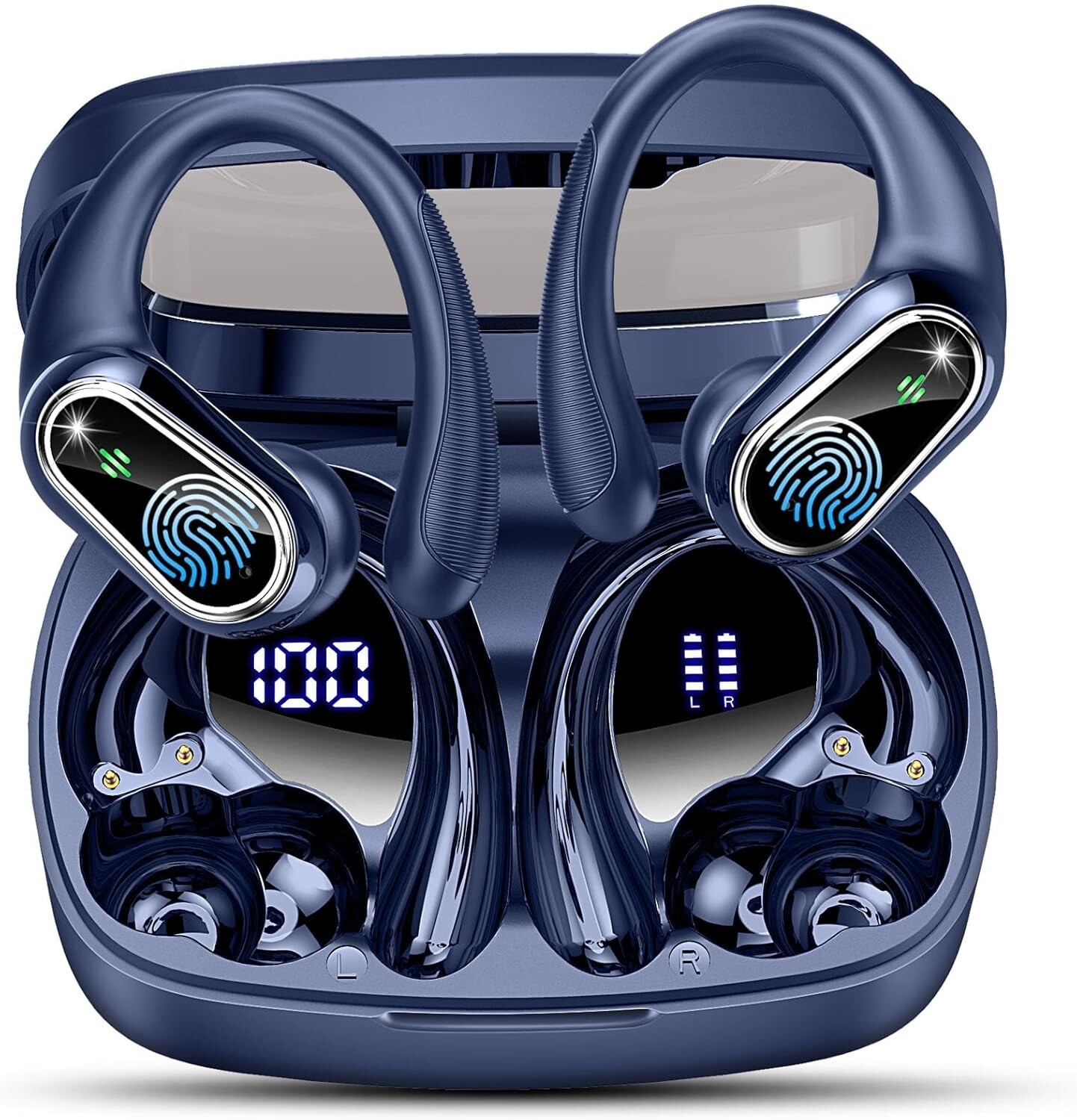 Bluetooth Wireless Earbuds for Sports with Secure Fit-image