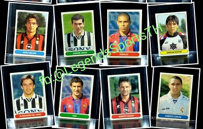 FullSet! 1997 Panini European Football Stars 120 Stickers Ronaldo Zidane b1