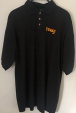 The Who Tommy   Vintage Embroided  Polo shirt Black Screen Stars Large