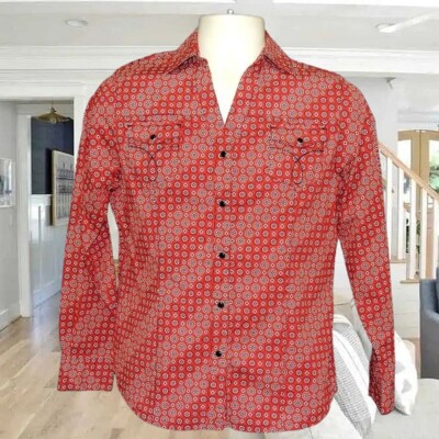 Pendleton Snap Buttons Country Western Women's Shirt Size M Pristine Condition