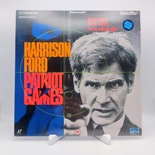 Patriot Games Widescreen LaserDisc Widescreen Harrison Ford Sealed 1992 