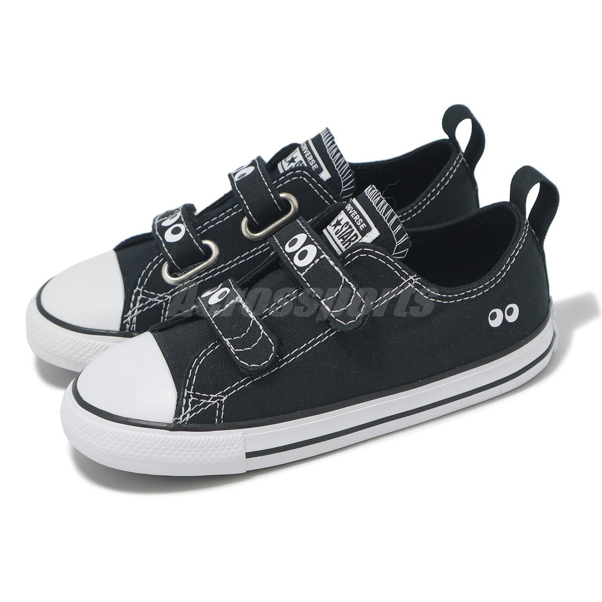 T.O ブラック ホワイト 2点 L Black White Low Top Shoes Converse All Star 1J798 Mens 9