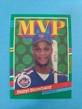 DARRYL STRAWBERRY 1991 DONRUSS BASEBALL CARD # 408 F7572