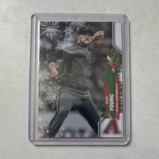Topps 2020 Holiday Rookie Alex Young #HW163 Arizona Diamondbacks Card. rookie card picture