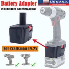 For Ryobi 18V Li-ion Battery Adapter Convert to For Craftsman 19.2V Power Tools
