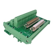 DB37 Solderless Male Female Breakout RS232 DSUB 37Pin Terminal Board Rail