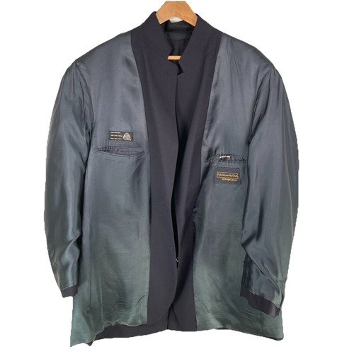 Ralph Lauren Polo University Club Blazer Mens 48L Navy Wool Gold Buttons READ - Picture 6 of 16