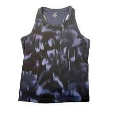 Members Mark blue black racerback zen tank top set of 2 Size Large NWOT