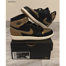 Jordan 1 Retro High OG PS Black Metallic Gold...