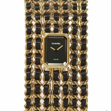 CHANEL Premiere Cuff Size M H9861 Quartz Black Dial Ladies Watch 90307783