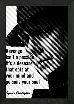 Quotes Raymond Reddington Framed Wall Art Poster Canvas Print Picture
