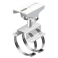 Camera Mounting Bracket Pole for Monitor Use Adjustable 360 Rotation White