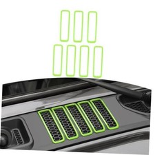 for Jeep JL Hood Vents Cover Trim for Jeep Wrangler JL JLU 2018-Present Green
