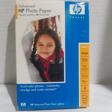 HP Advanced Photo Paper Inkjet Glossy 4" x 6" 100 Sheets Q7906A NEW
