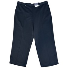 Bonmarche Womens Trousers UK 20 Short 25" Leg Black Classic Leg New With Tags