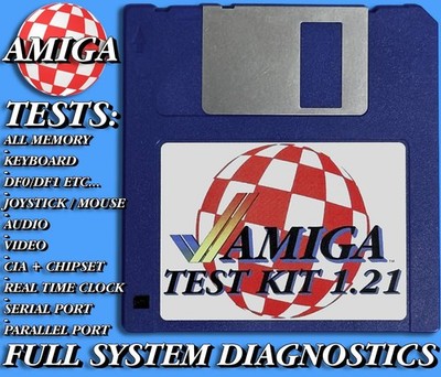 AMIGA TEST KIT VERSION 1.21 (NEUESTE) = COMMODORE AMIGA DIAGNOSESOFTWARE.