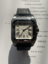 Cartier Santos 100 Medium Full set Year 2012 2878/W20106X8