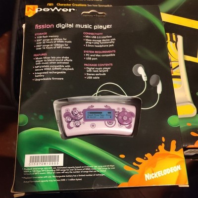 Npower Fission Digital Media Player The Naked Brothers Band NICKELODEON-2007